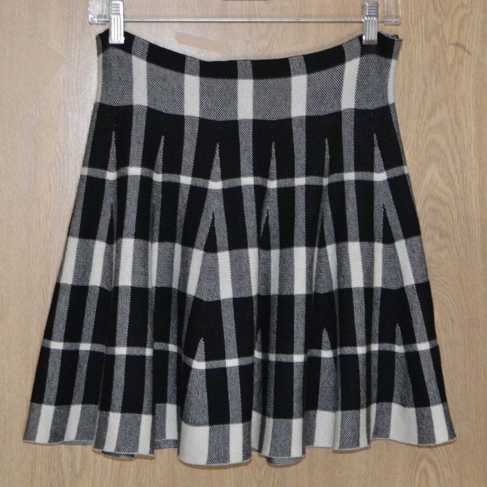 Hesperus Black & White Mini Preppy Academia Skirt